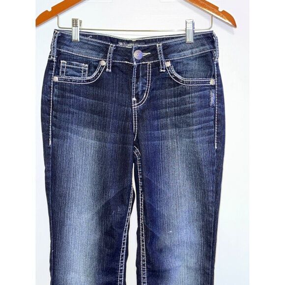 Silver Jeans Co Suki Slim Boot Curvy Mid Rise Jeans Size 27 - Picture 3 of 14